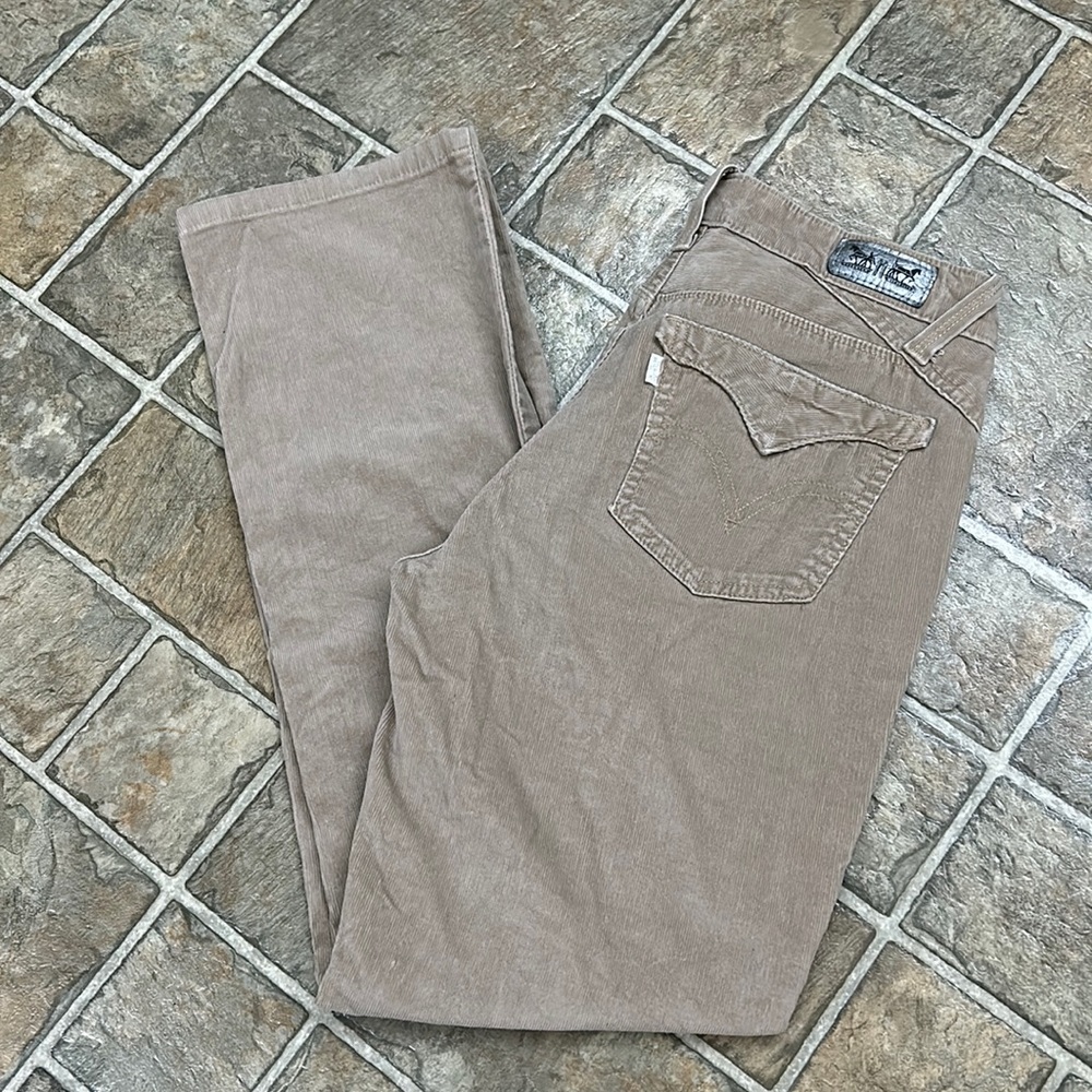 Levi’s 505 Straight Leg Corduroy Pants, Tan